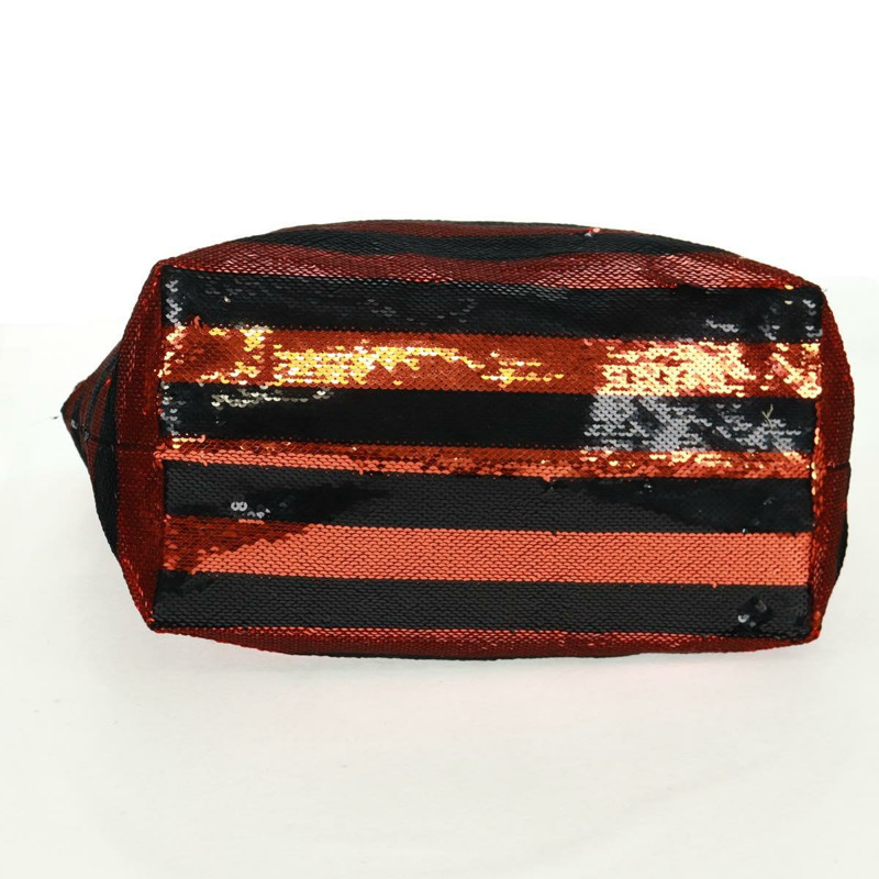 【日本直送】PRADA亮片托特包 尼龍 橙色 黑色 正品 162878V-4