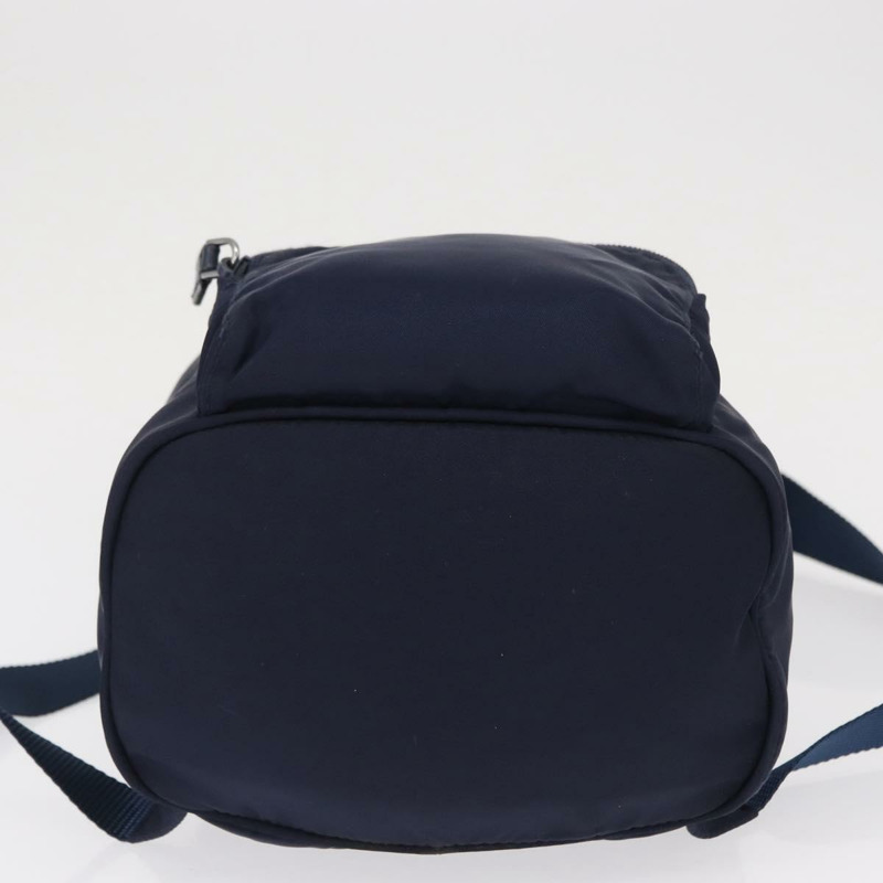 【日本直送】PRADA 雙肩包 尼龍 海軍藍 銀色 正品 ka1590V-4