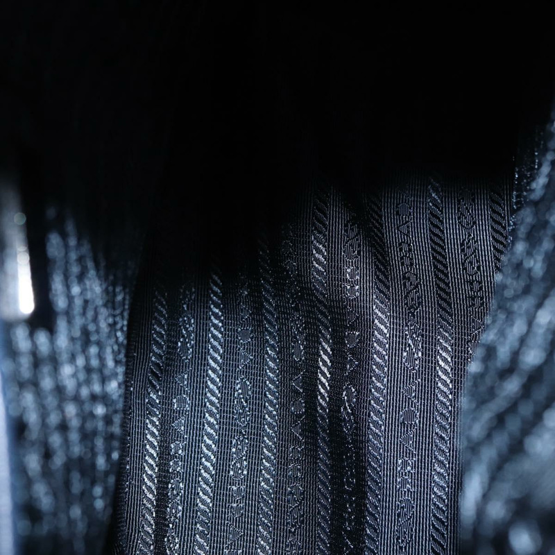 【日本直送】PRADA 雙肩包 尼龍 海軍藍 銀色 正品 ka1590V-9