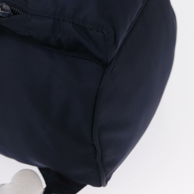 【日本直送】PRADA 雙肩包 尼龍 海軍藍 銀色 正品 ka1590V-16