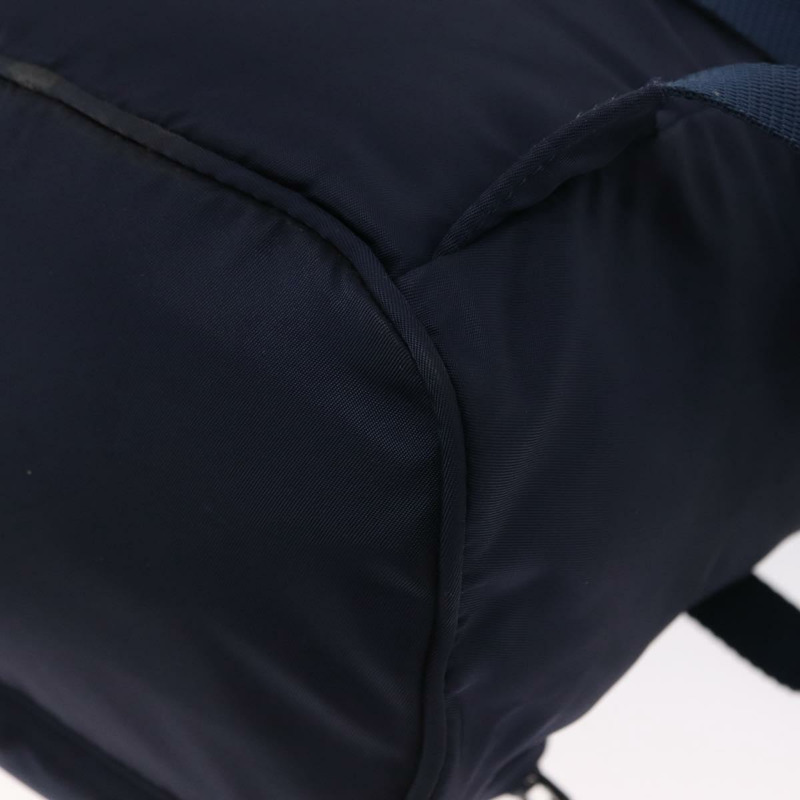【日本直送】PRADA 雙肩包 尼龍 海軍藍 銀色 正品 ka1590V-19