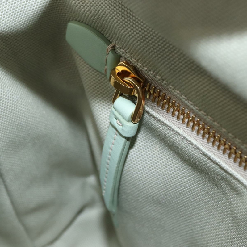 【日本直送】PRADA 藤編手提包 2way Gold Light green Auth ka1577M-24