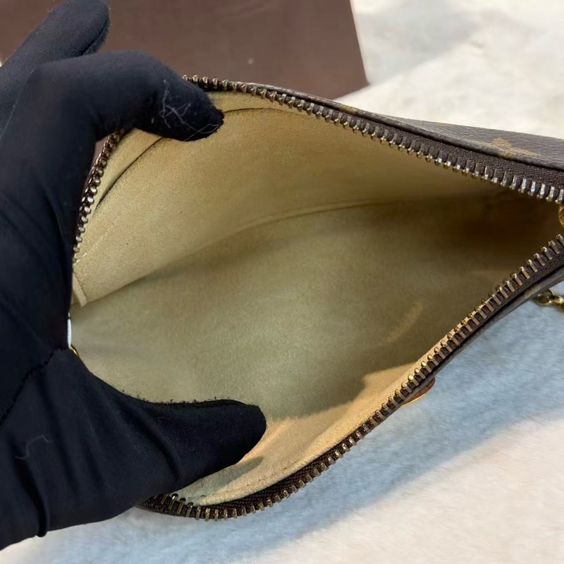 【中古麻將包🀄️】LV經典老花 麻將包 小號-7