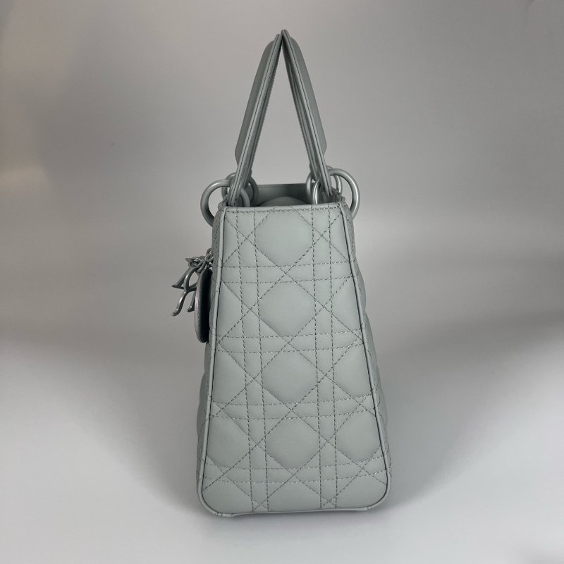 DIOR  霧霾灰 LADY DIOR黛妃包中號-3