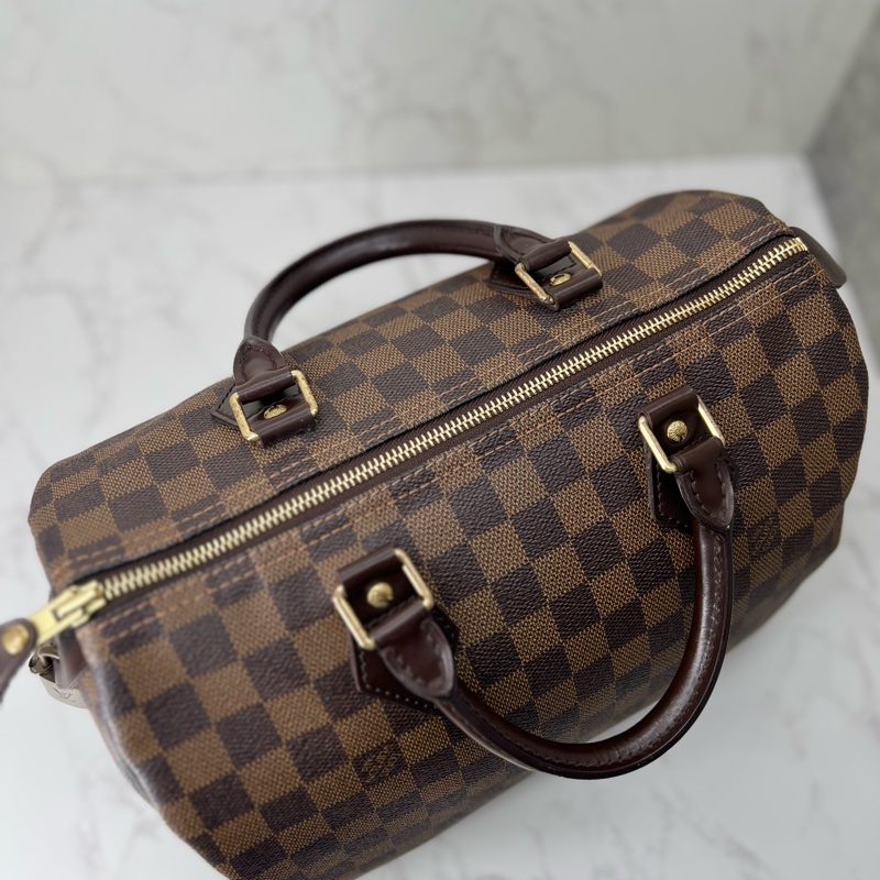 💗香緹國際精品💗 788 LV 棋盤格 Speedy 30-10