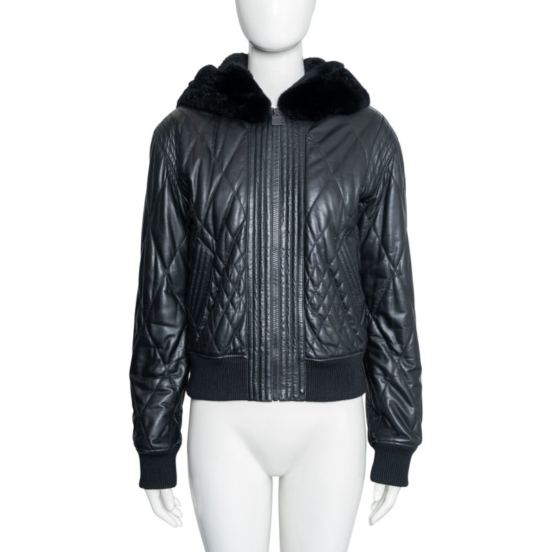 CHANEL香奈兒連帽皮草夾克外套-0