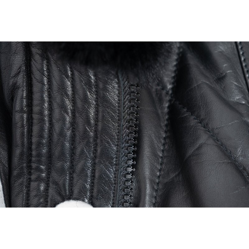 CHANEL香奈兒連帽皮草夾克外套-4