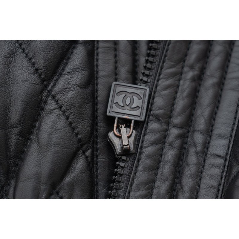 CHANEL香奈兒連帽皮草夾克外套-6