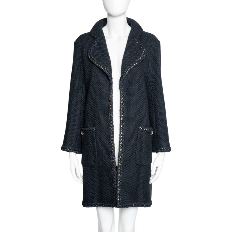 CHANEL香奈兒工藝坊系列花邊粗呢外套-0