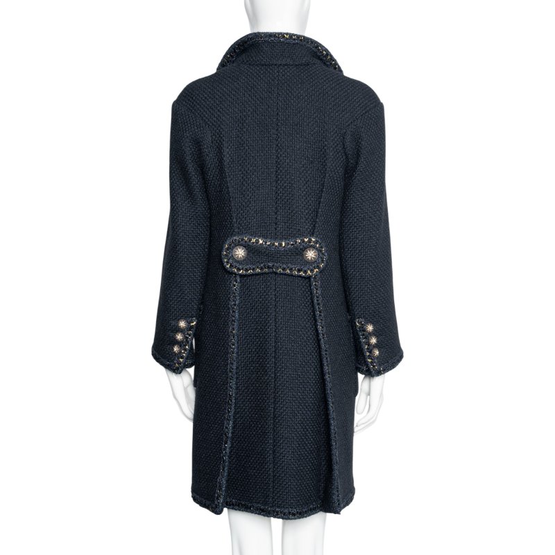 CHANEL香奈兒工藝坊系列花邊粗呢外套-1