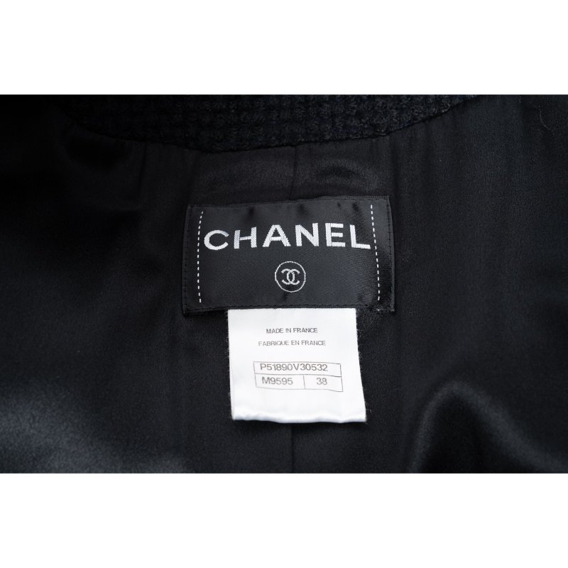 CHANEL香奈兒工藝坊系列花邊粗呢外套-2