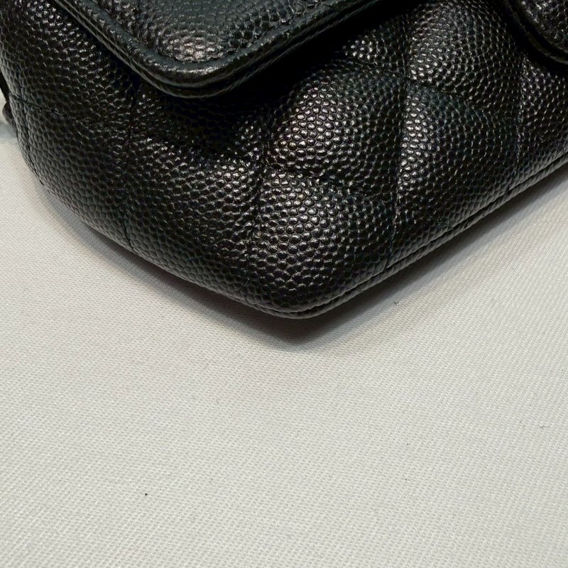 CHANEL 銀釦荔枝牛眼鏡包-8