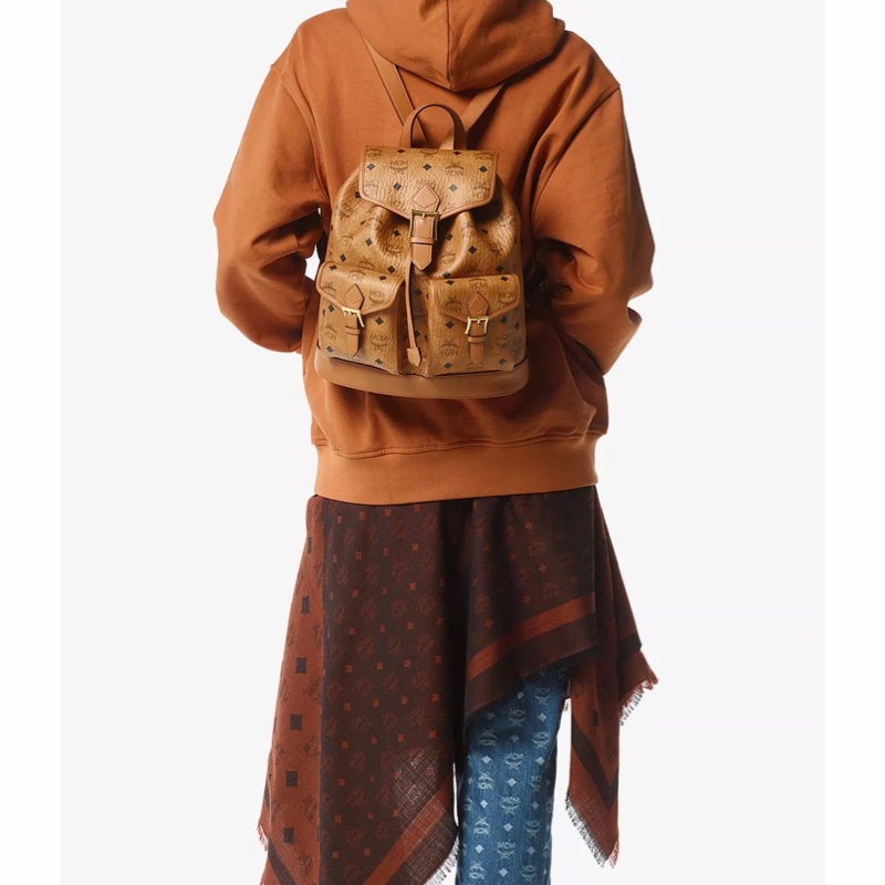 MCM 女士 Aren Visetos 抽繩背包均碼碼-3