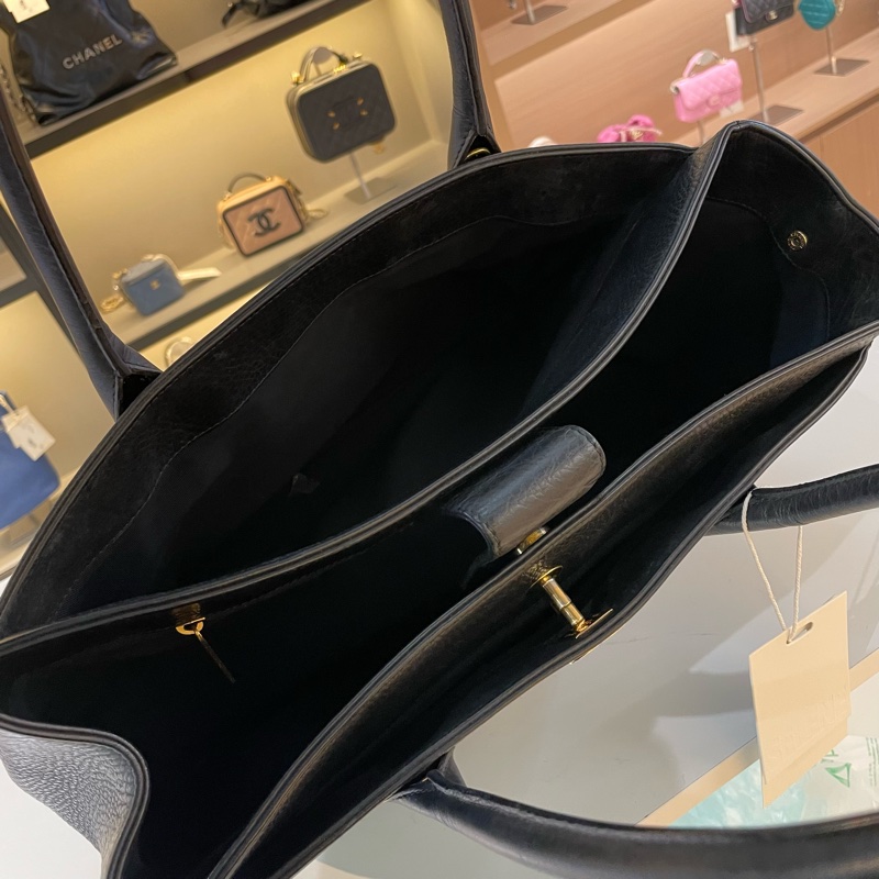 Chanel黑金cerf粗颗粒-6