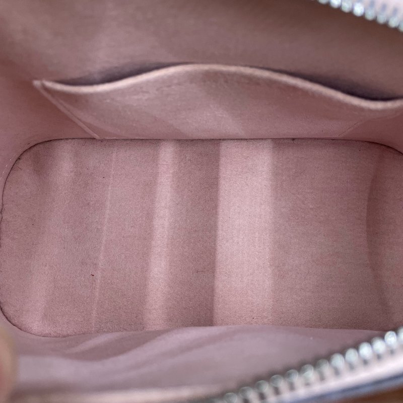 路易威登/LouisVuitton粉色水波紋貝殼bb 手提斜背包-10