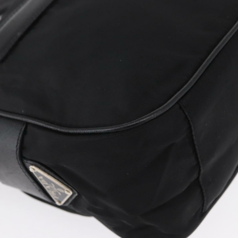 【日本直送】PRADA 肩背包 尼龍 黑色 銀色 正品 SW1931-13