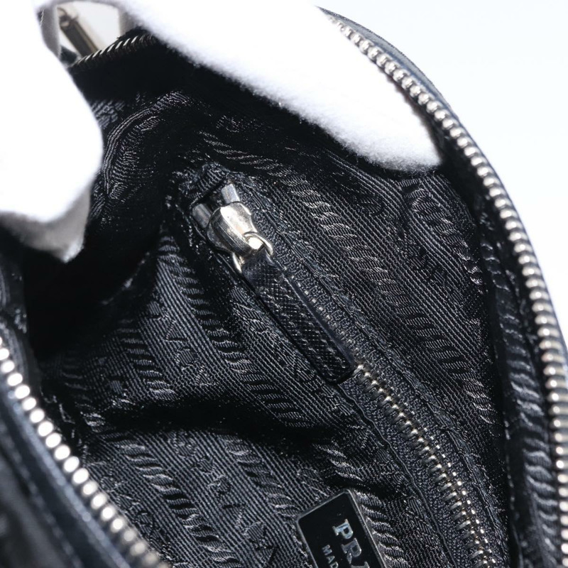 【日本直送】PRADA 肩背包 尼龍 黑色 銀色 正品 SW1931-21