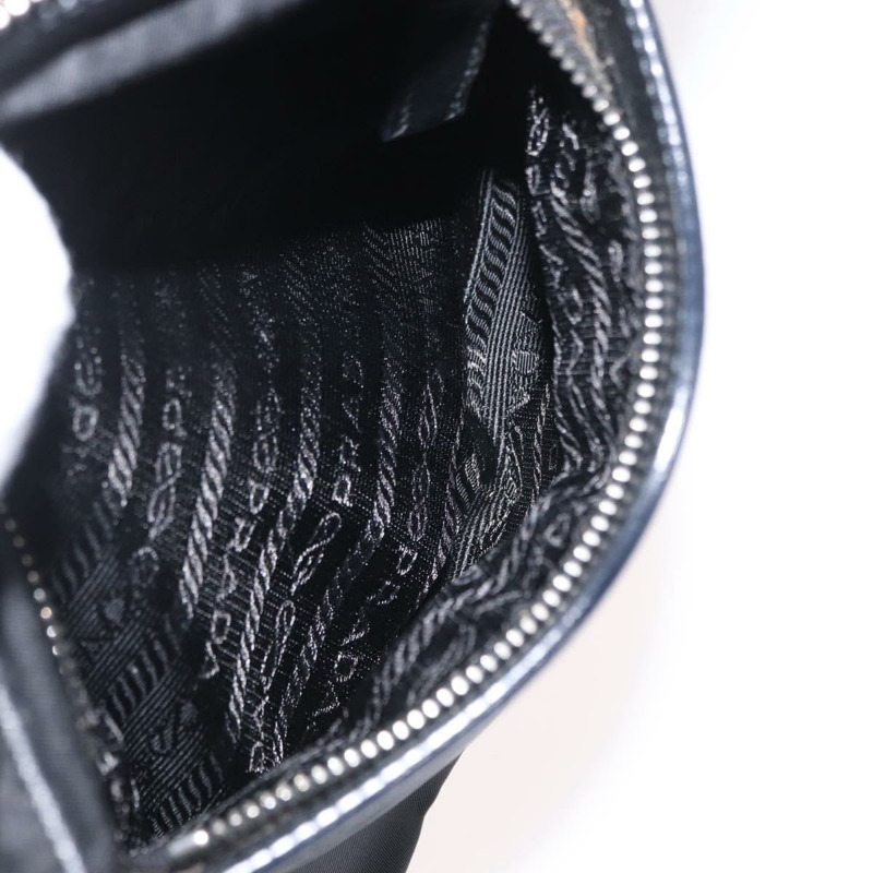 【日本直送】PRADA 肩背包 尼龍 黑色 銀色 正品 SW1931-23