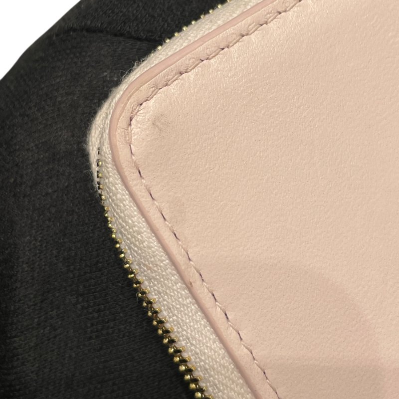 DIOR 迪奧 愛心藤格紋零錢包 皮革 粉色 金扣-17