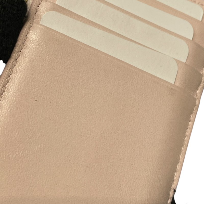 DIOR 迪奧 愛心藤格紋零錢包 皮革 粉色 金扣-18