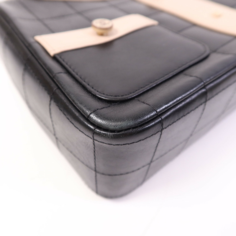 CHANEL 牛皮皮革Mademoiselle Jacket Bag金扣肩背袋-11