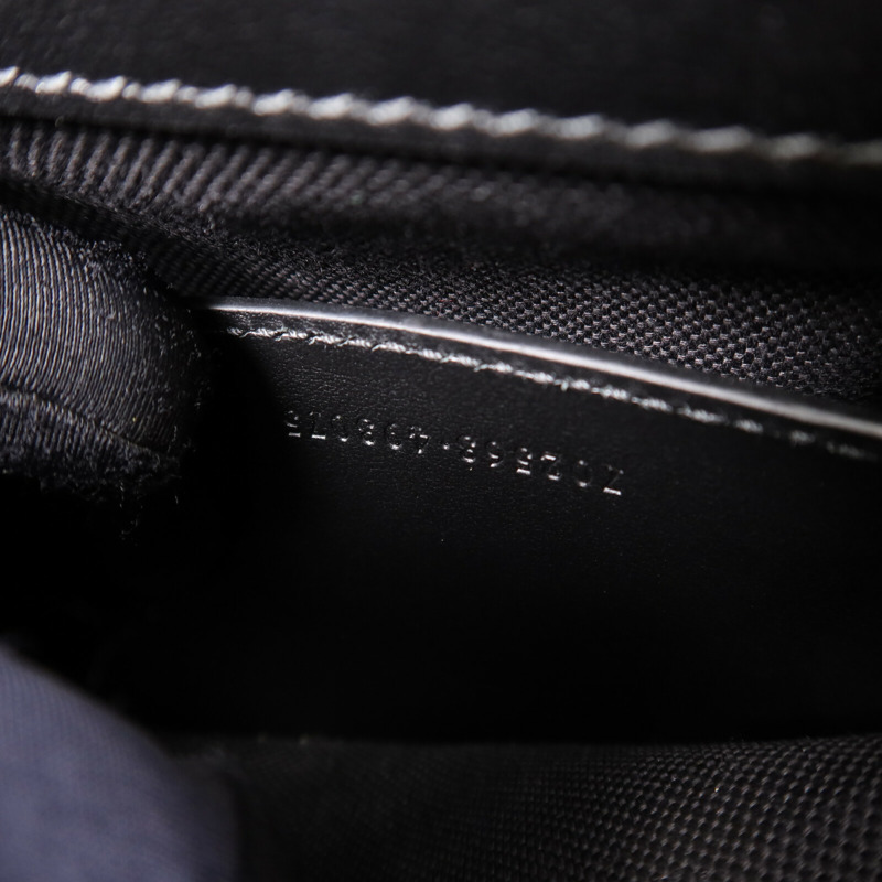 GUCCI 牛皮皮革GG Marmont Top Handle Bag Mini鏈帶手挽肩背兩用袋-7