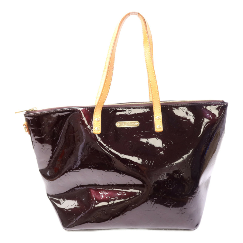 LOUIS VUITTON Monogram Vernis Bellevue GM金扣手挽袋-1