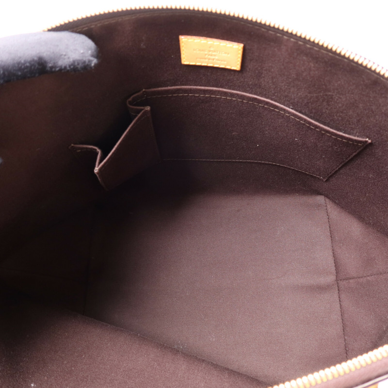 LOUIS VUITTON Monogram Vernis Bellevue GM金扣手挽袋-4