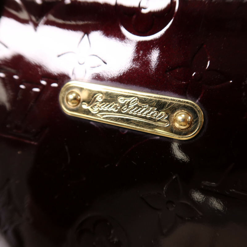 LOUIS VUITTON Monogram Vernis Bellevue GM金扣手挽袋-5