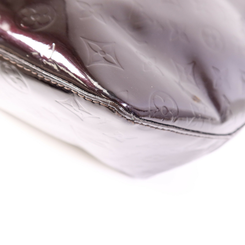 LOUIS VUITTON Monogram Vernis Bellevue GM金扣手挽袋-12