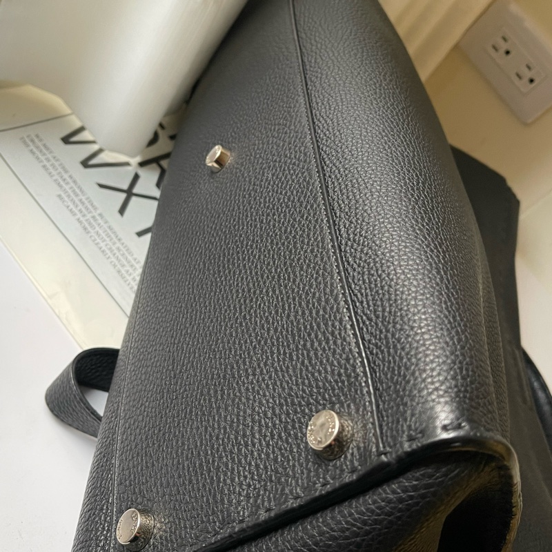 ▪️富貴選物FUGUEI▪️FENDI Peakaboo 男性大號惡魔之眼 黑銀-5