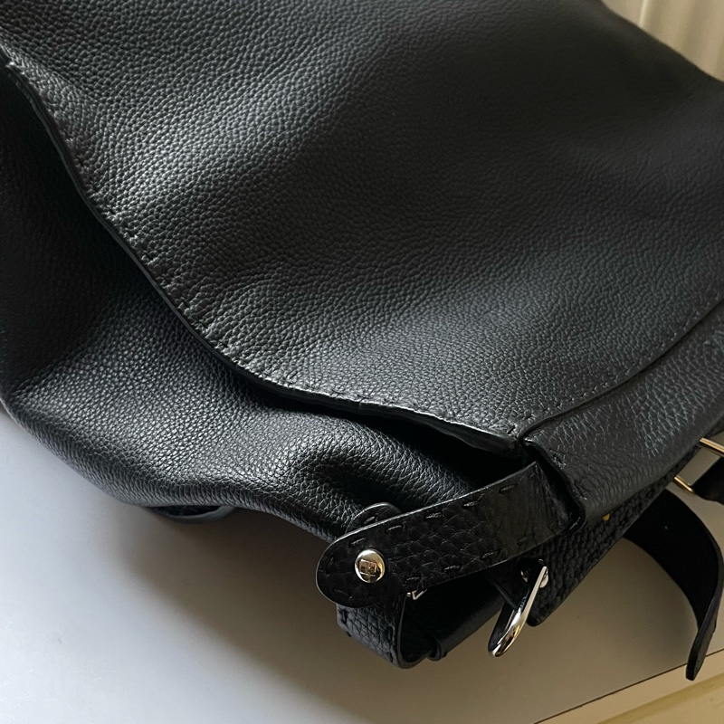 ▪️富貴選物FUGUEI▪️FENDI Peakaboo 男性大號惡魔之眼 黑銀-9