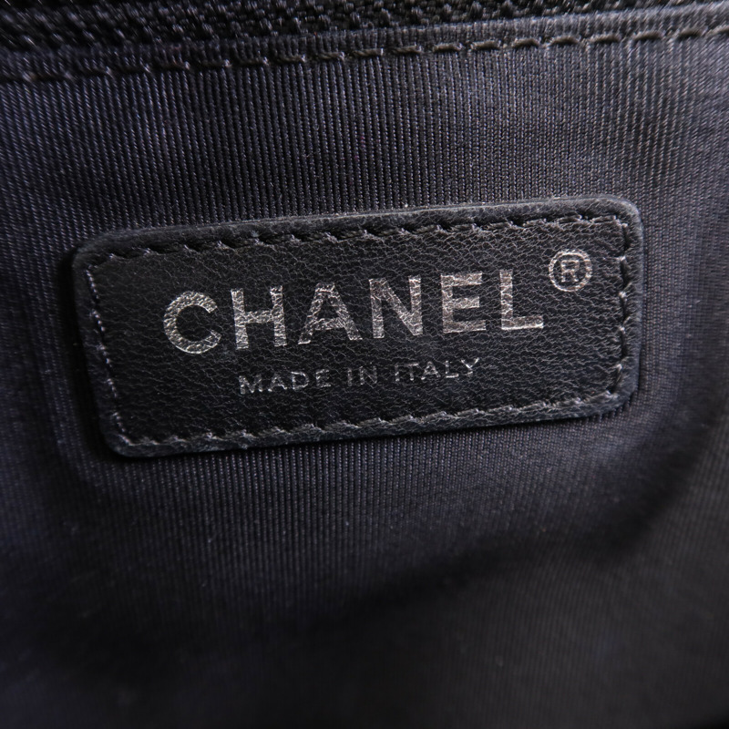 CHANEL 牛皮皮革Shoulder Bag銀扣鏈帶肩背袋-5