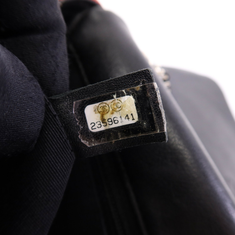 CHANEL 牛皮皮革Shoulder Bag銀扣鏈帶肩背袋-7