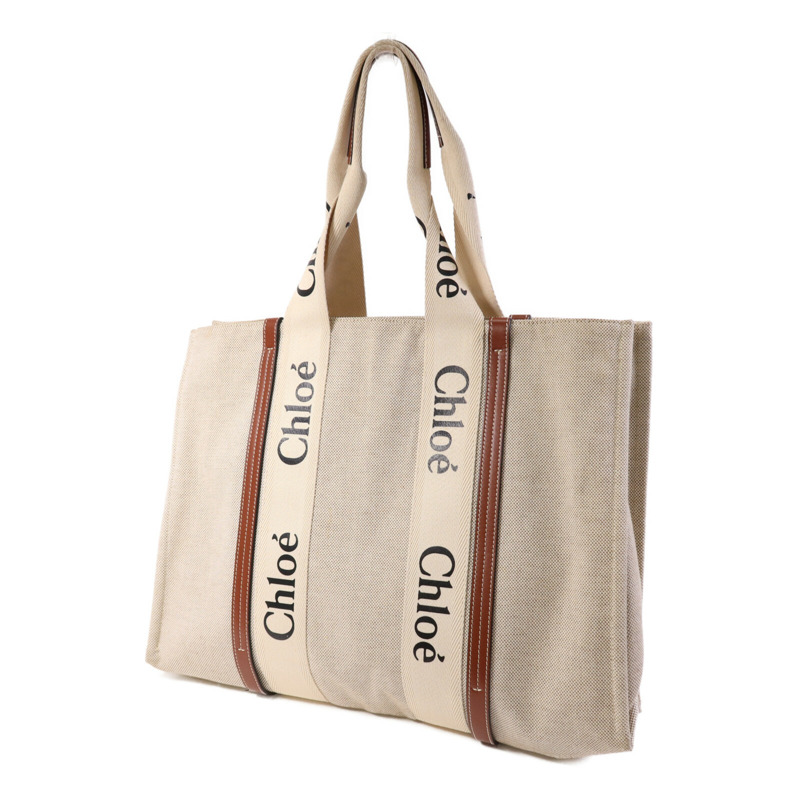 Chloe 帆布Woody Large肩背袋-2