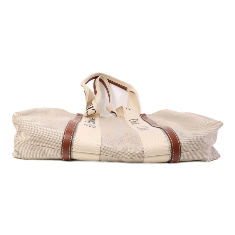 Chloe 帆布Woody Large肩背袋-3