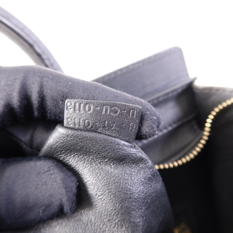 CELINE 牛皮皮革Mini Luggage金扣手挽袋-7