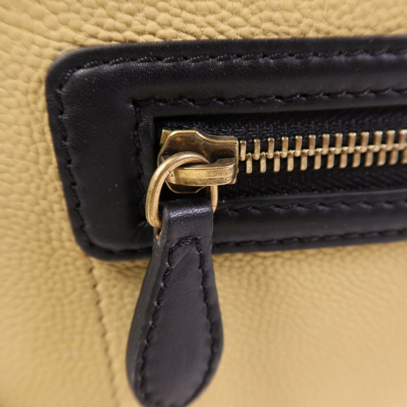 CELINE 牛皮皮革Mini Luggage金扣手挽袋-9
