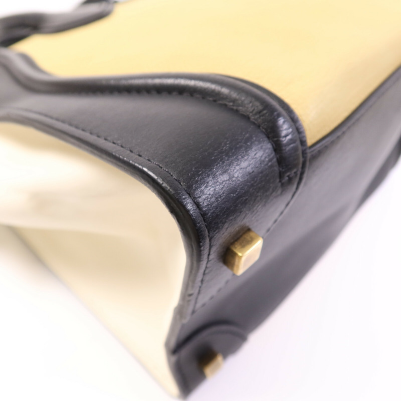 CELINE 牛皮皮革Mini Luggage金扣手挽袋-14