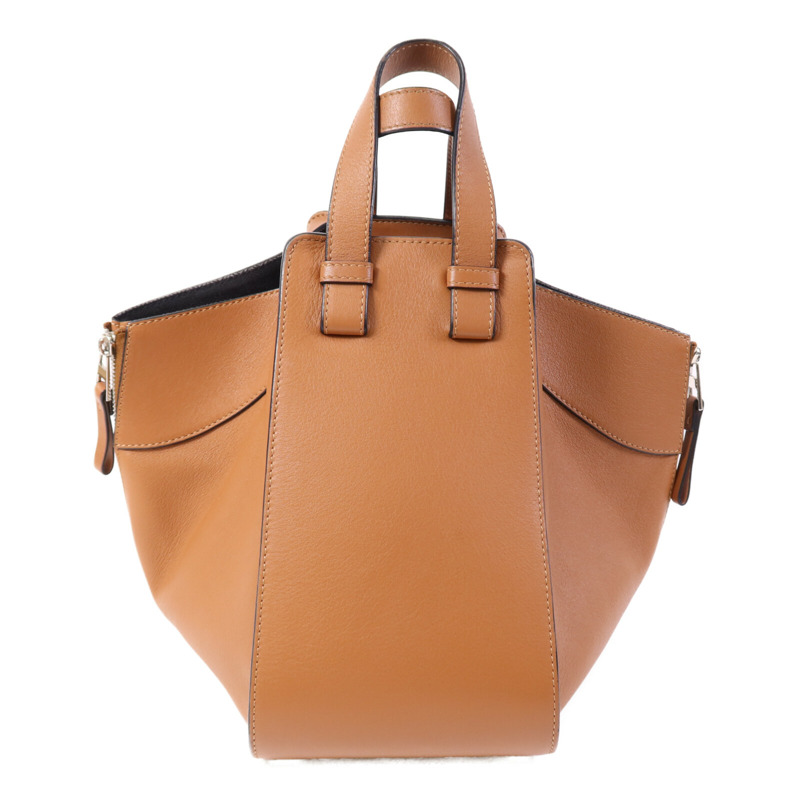 LOEWE 牛皮皮革Hammock Small銀扣肩背袋-1