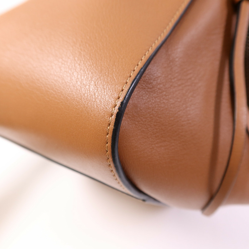 LOEWE 牛皮皮革Hammock Small銀扣肩背袋-8