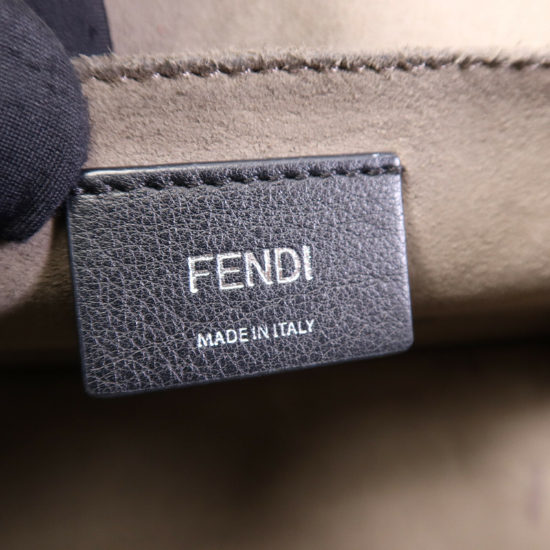 FENDI 牛皮皮革Kan I肩背袋-5
