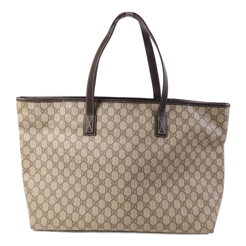 GUCCI 塗層帆布Shoulder Bag銀扣肩背袋-1