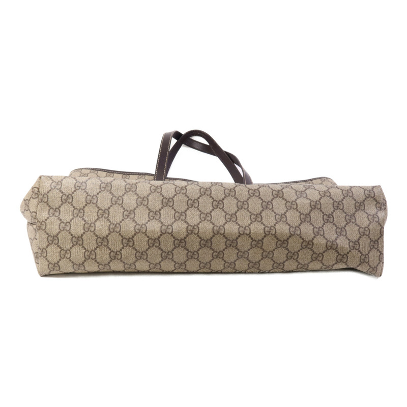 GUCCI 塗層帆布Shoulder Bag銀扣肩背袋-3