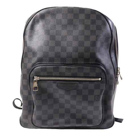 LOUIS VUITTON Damier Graphite Josh銀扣背包