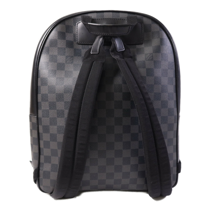 LOUIS VUITTON Damier Graphite Josh銀扣背包-1