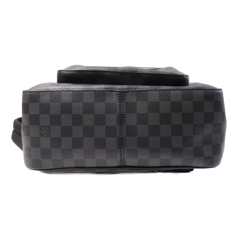 LOUIS VUITTON Damier Graphite Josh銀扣背包-3