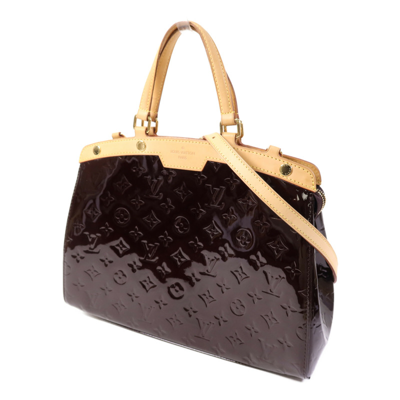 LOUIS VUITTON Monogram Vernis Brea MM金扣手挽肩背兩用袋-2