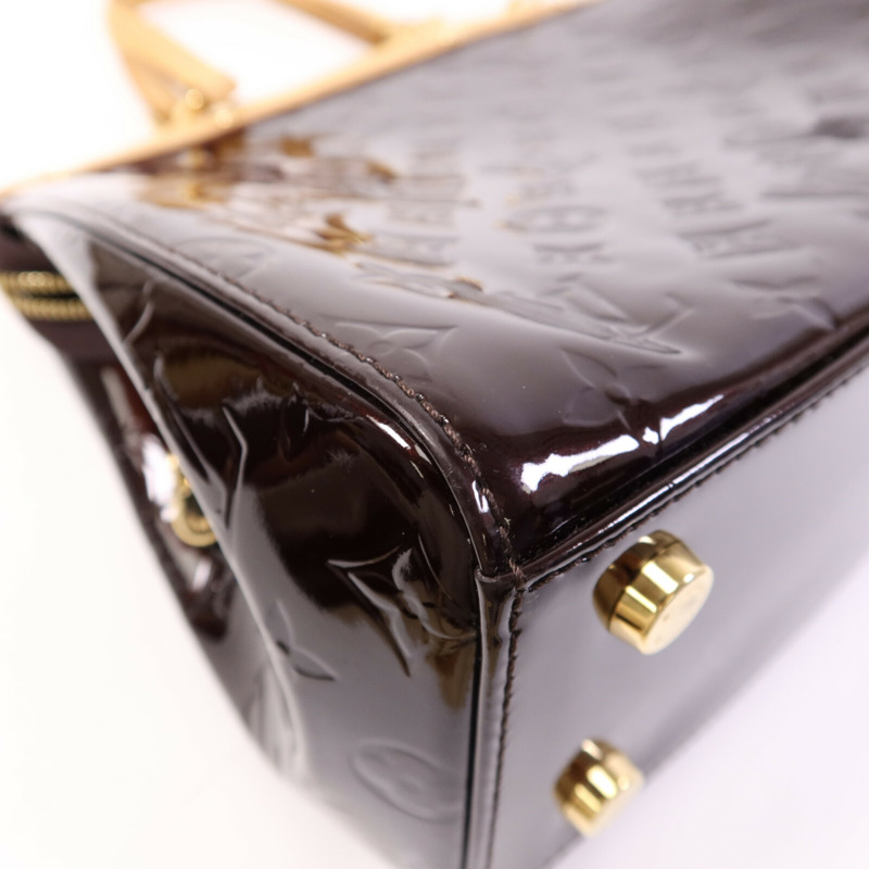 LOUIS VUITTON Monogram Vernis Brea MM金扣手挽肩背兩用袋-13