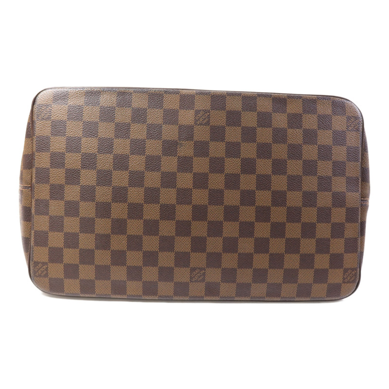 LOUIS VUITTON Damier Saleya GM金扣手挽袋-3